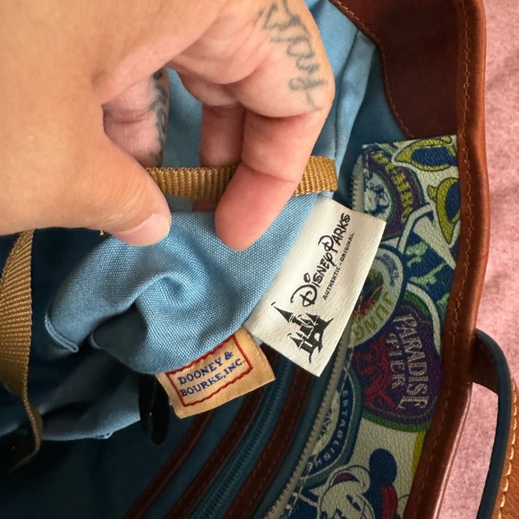 Dooney & Bourke Disney Sticker Collage tote - Picture 4 of 8